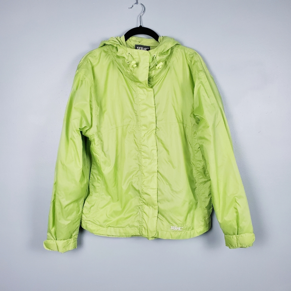 Vintage 90s Serac hooded windbreaker Size Large
